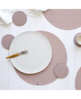 Martha Stewart Boxwood Set of 4 Round Coasters