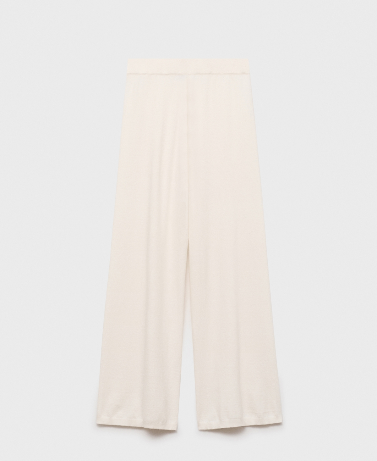 MANGO WOMEN'S GEOMETRIC PRINT KNITTED PANTS 
