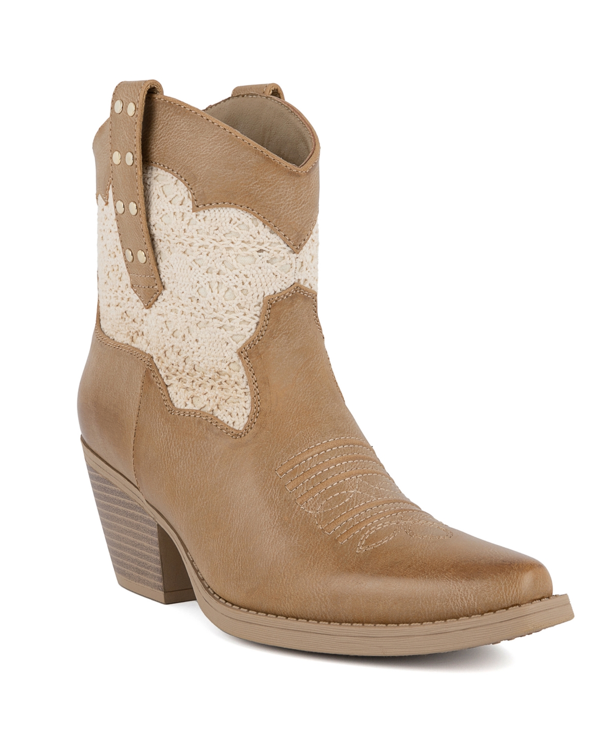 Women's Murray3 Western Pull On Booties - Natural