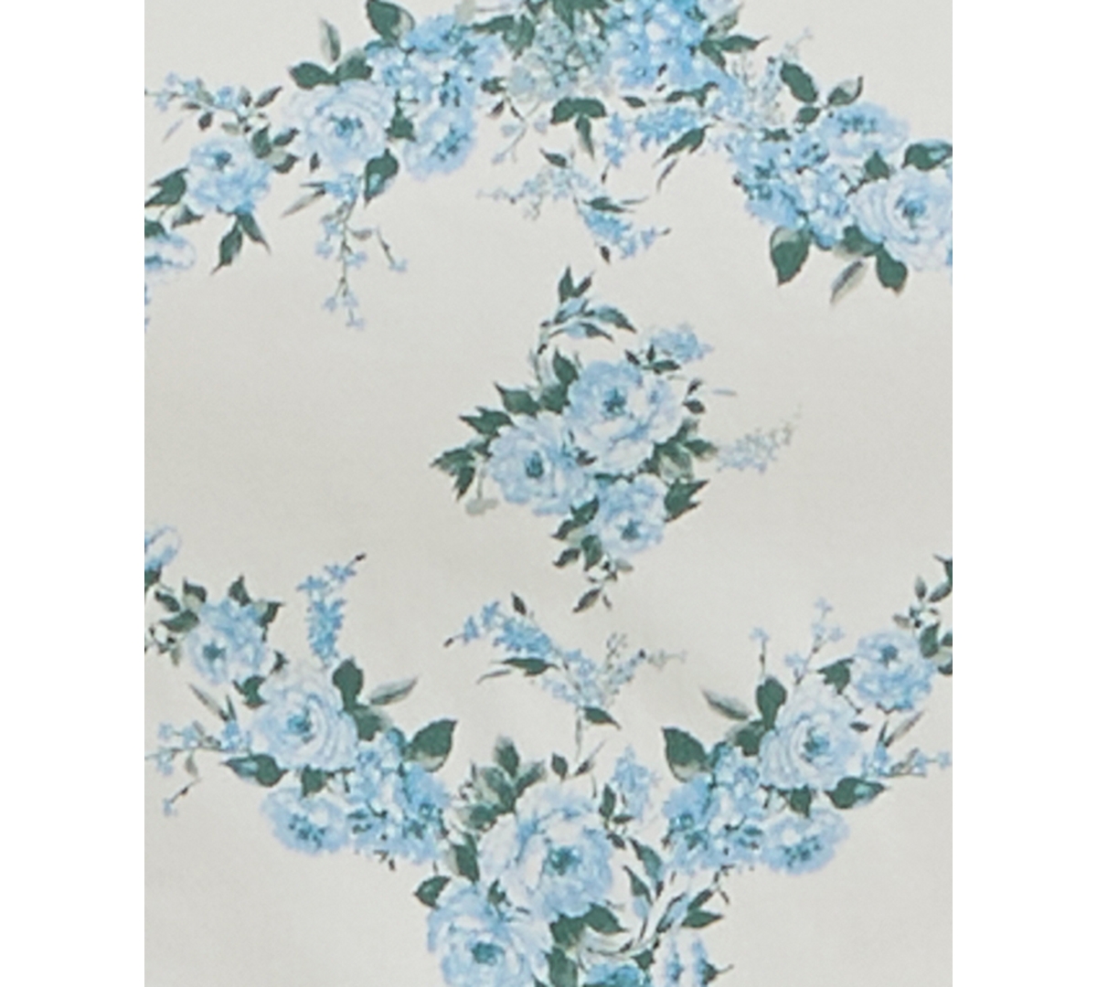 Trixxi Juniors' Floral-print Tie-strap Dress In White,blue