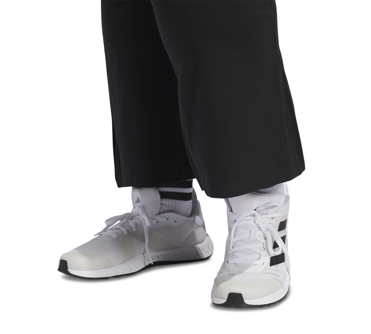 Adidas Originals Plus Size Small Logo Flare Pants In Black