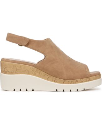 Women's Giselle Peep Toe Slingback Wedge Sandals