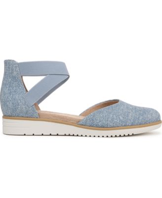 Women's Intro Round Toe Slip On Low Wedge Flats