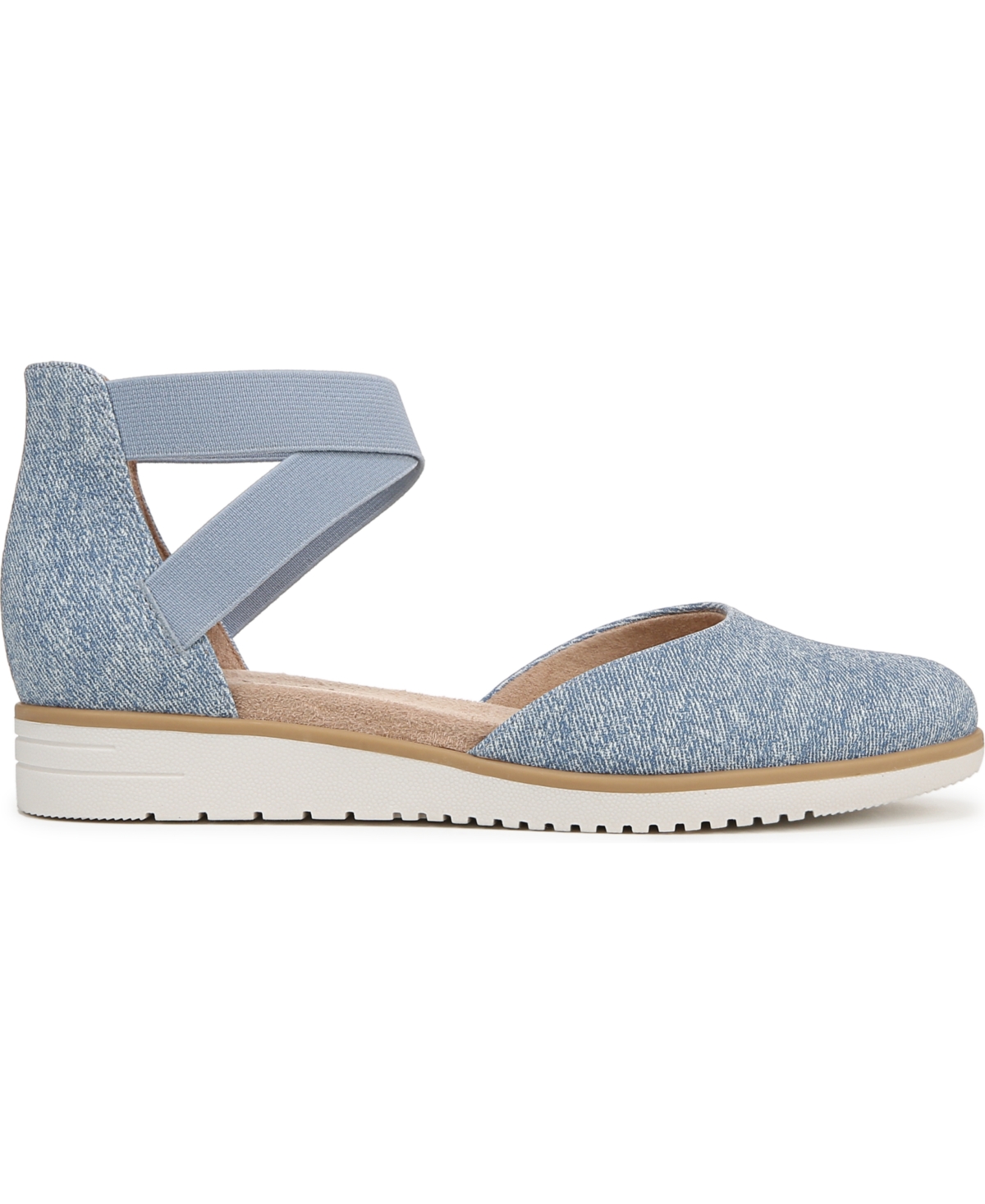 SOUL NATURALIZER WOMEN'S INTRO ROUND TOE SLIP ON LOW WEDGE FLATS 