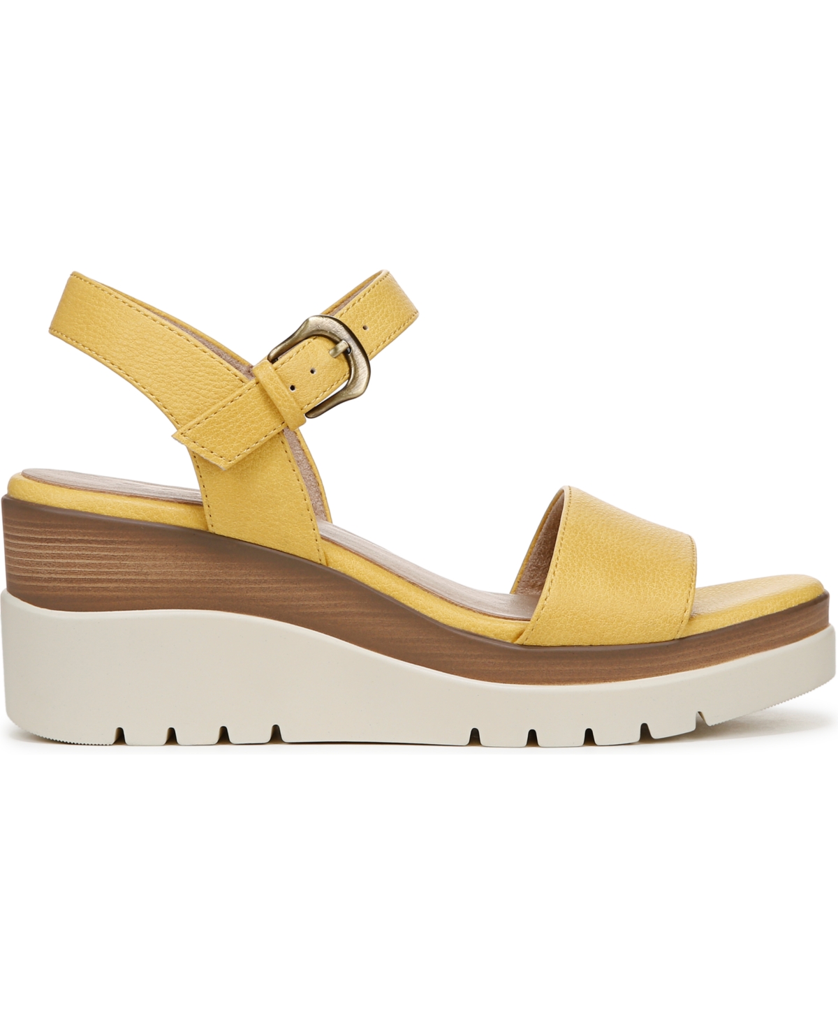 SOUL NATURALIZER WOMEN'S GRACIELA ROUND OPEN TOE WEDGE SANDALS 