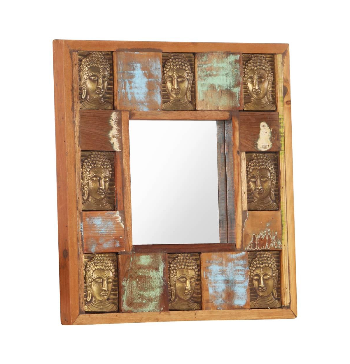 vidaXL Mirror with Buddha Cladding 19.7