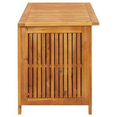 Patio Storage Box 44.5&amp;quot;x19.7&amp;quot;x22.8&amp;quot; Solid Acacia Wood