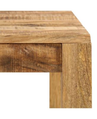 Dining Table Solid Mango Wood 32.3"x31.5"x29.9"