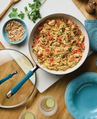 Cucina Ceramic Nonstick 11" Stir Fry Pan with Lid