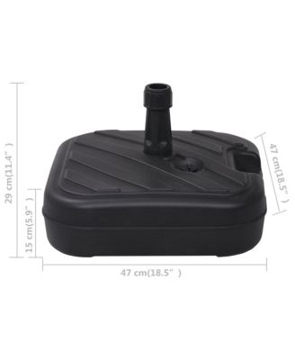 Umbrella Base Sand/Water Filled 6.3 gal Black