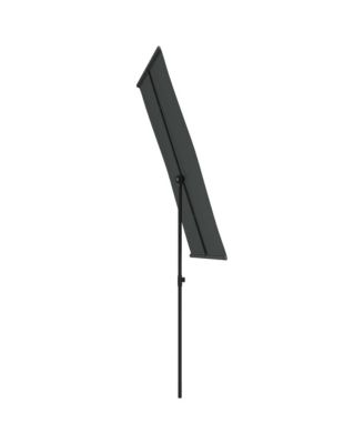 Garden Parasol with Aluminum Pole 70.9"x43.3" Anthracite