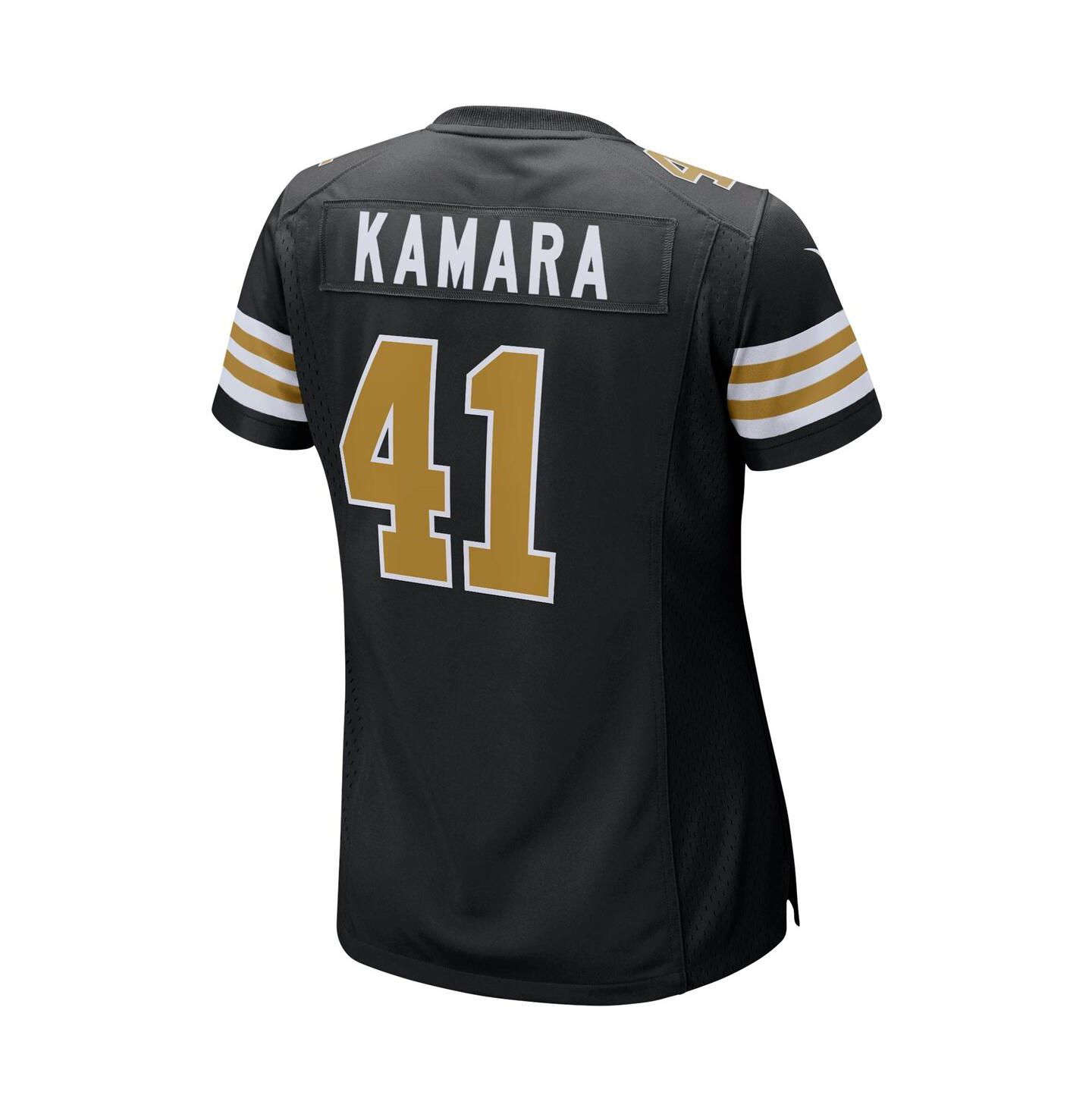 Женский топ Nike Alvin Kamara Black New Orleans Saints Player Jersey — фото 3
