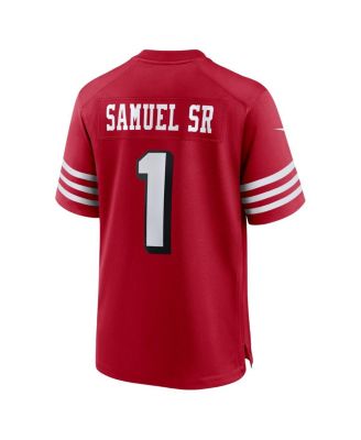 Men's Deebo Samuel Sr Scarlet San Francisco 49ers Alternate Game Jersey