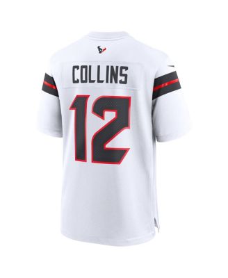 Men's Nico Collins White Houston Texans Game Jersey
