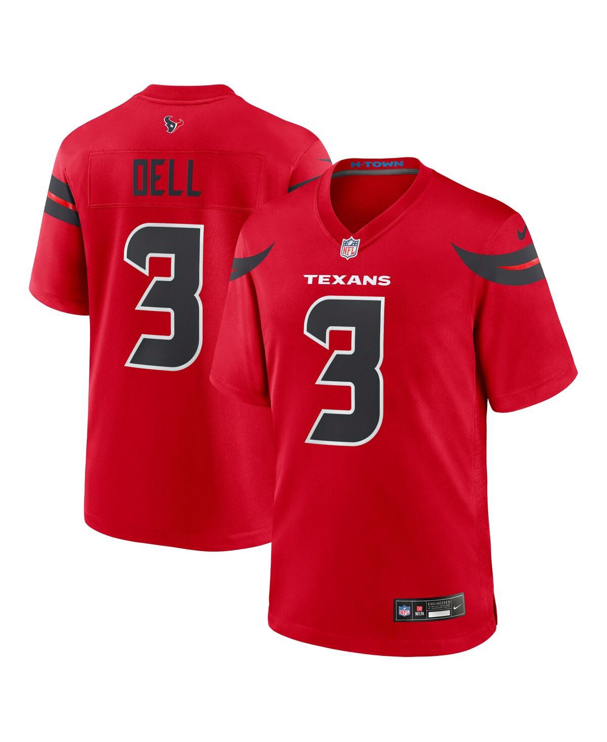 Men's Tank Dell Red Houston Texans Alternate Game Jersey - Red