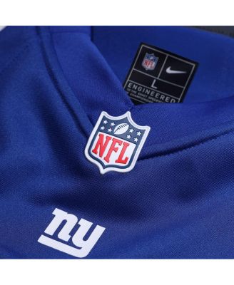Men's Dexter Lawrence II Royal New York Giants Team Game Player Jersey