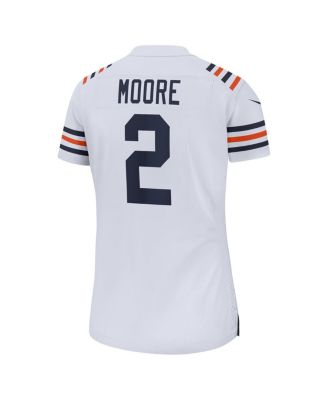 Women's D.J. Moore White Chicago Bears Alternate Game Jersey