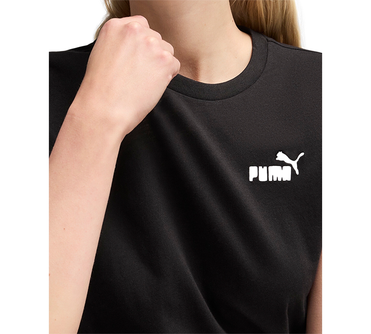 Puma Women's Essential No 1 Logo T-shirt In  Black