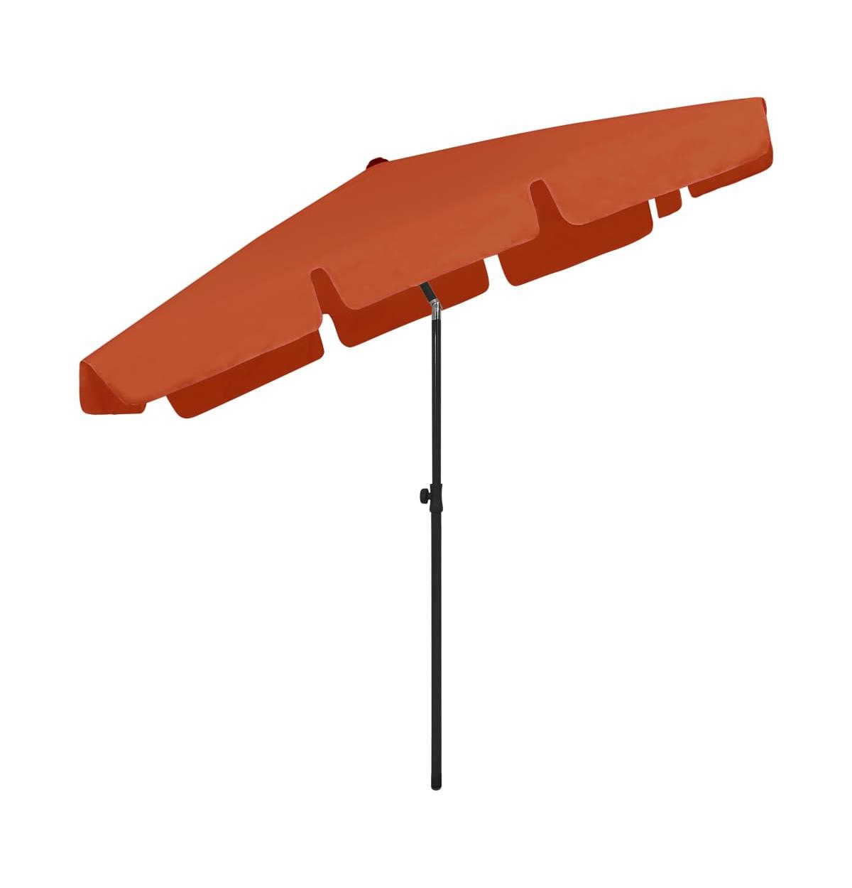 vidaXL Beach Parasol- Terracotta