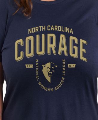 Plus Size Trendy North Carolina Courage Graphic Crew Neck T-Shirt