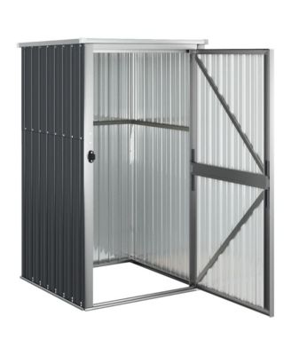 Tool Shed Anthracite Galvanized steel, Metal, Plastic Standard