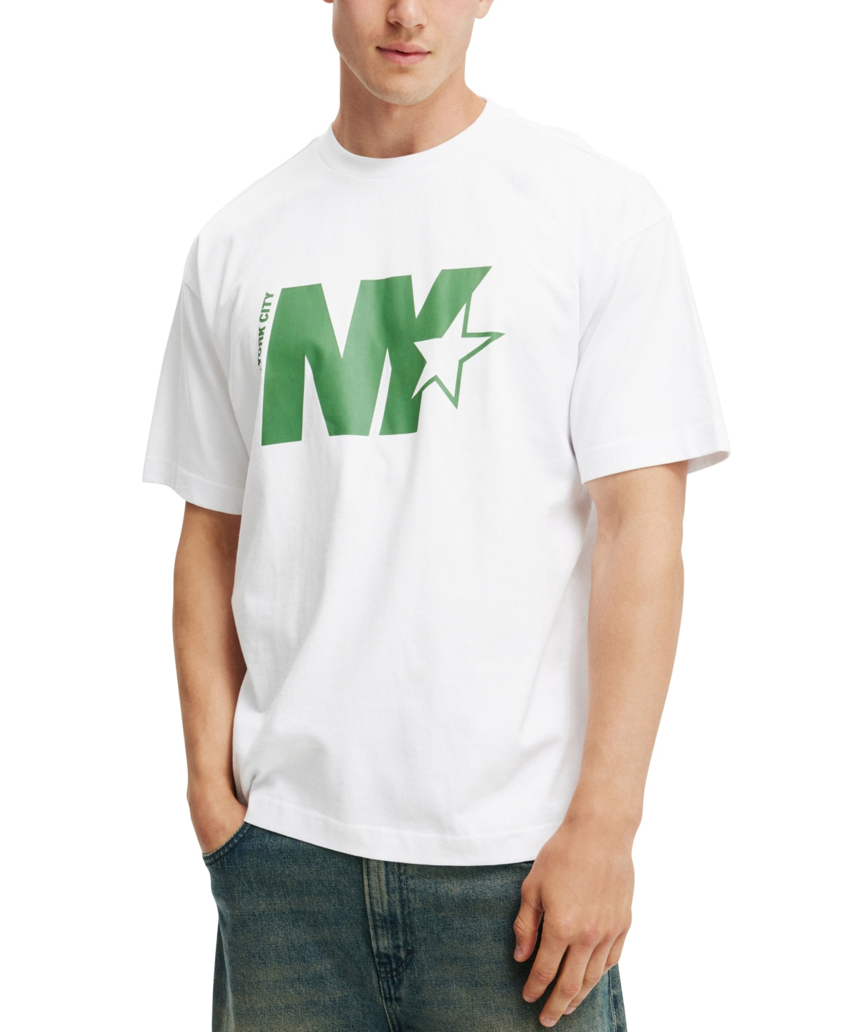 COTTON ON MEN'S BOX FIT GRAPHIC T-SHIRT 