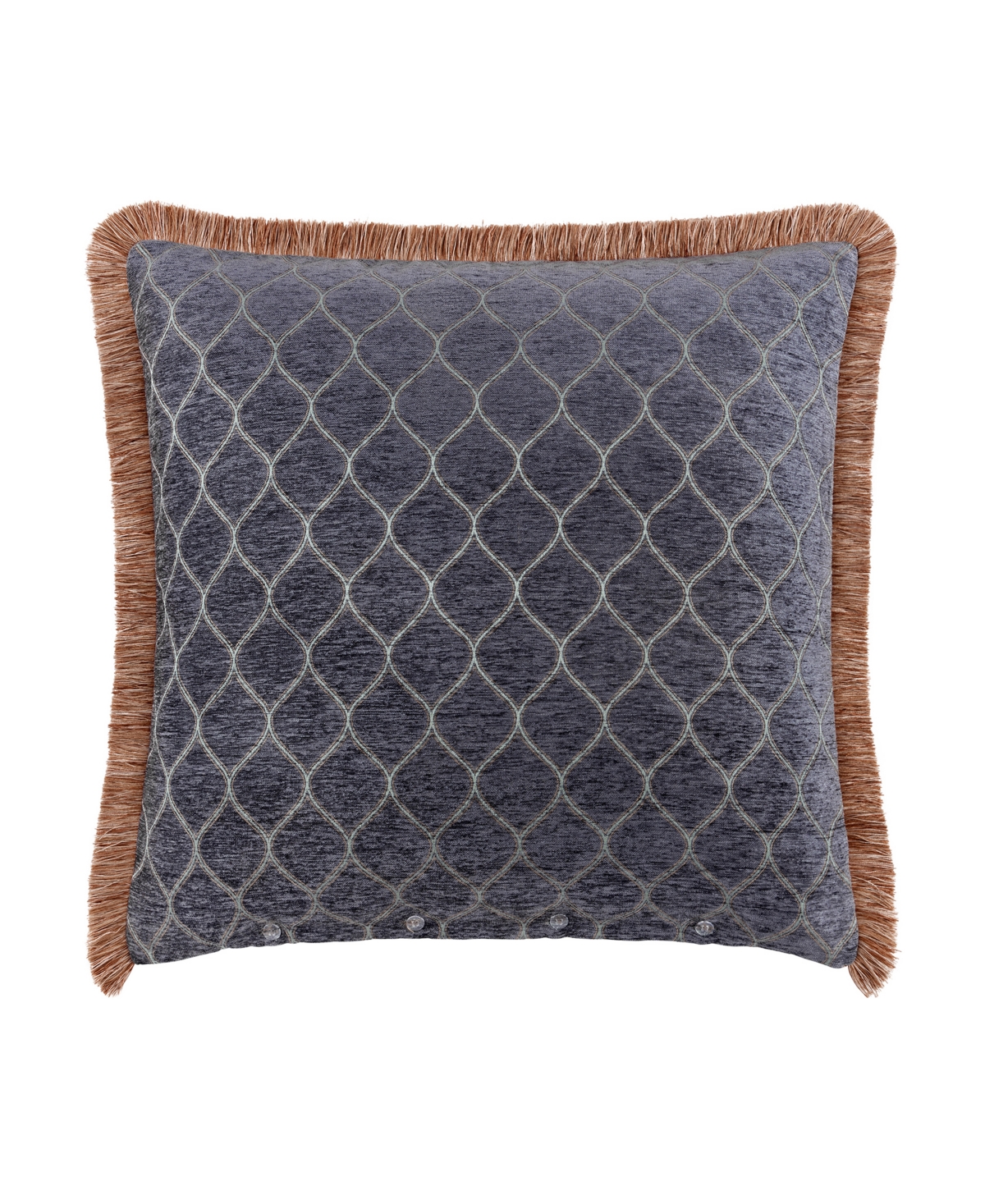 Harlow Woven Ogee Sham, Euro - Blue