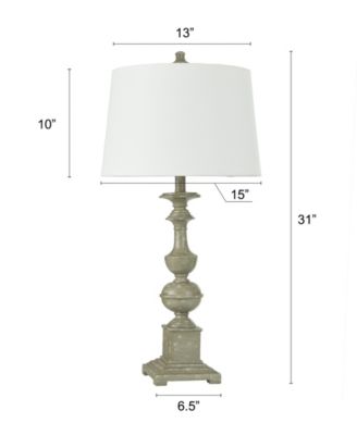31" Metal Cromwell Traditional Baluster Table Lamp