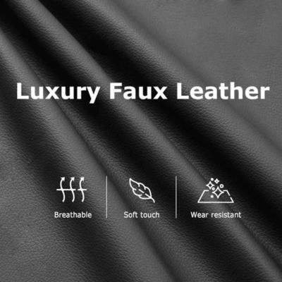 Recliner Chair Gray Faux Leather