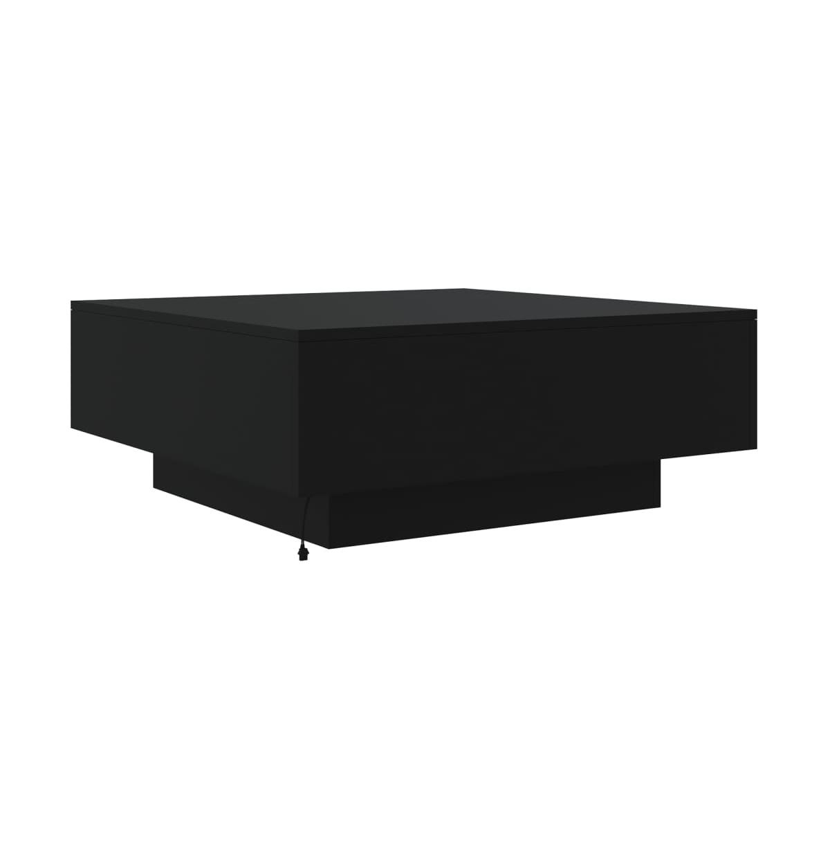 vidaXL Coffee Table with Led Lights31.5