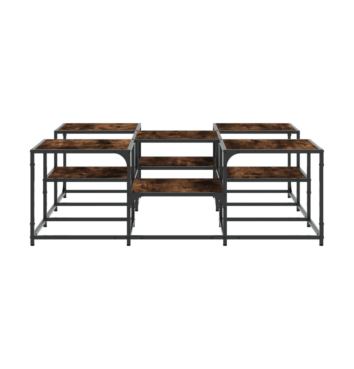 vidaXL Coffee Table Smoked Oak 47.6
