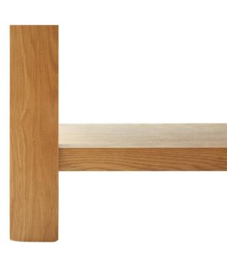 Coffee Table 35.4"x17.7"x15.7" Solid Oak Wood