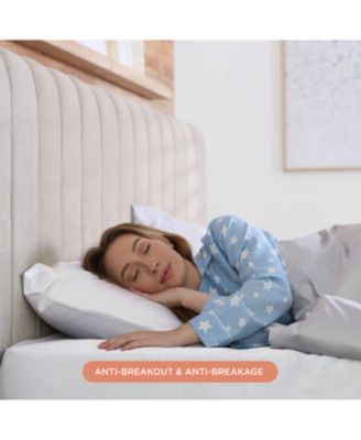 NIGHT Polyester Satin Washable Fitted Sheet, King