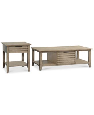 Kips Bay 2 Piece Set (Coffee and End Table), Created for Macy's - Macy's