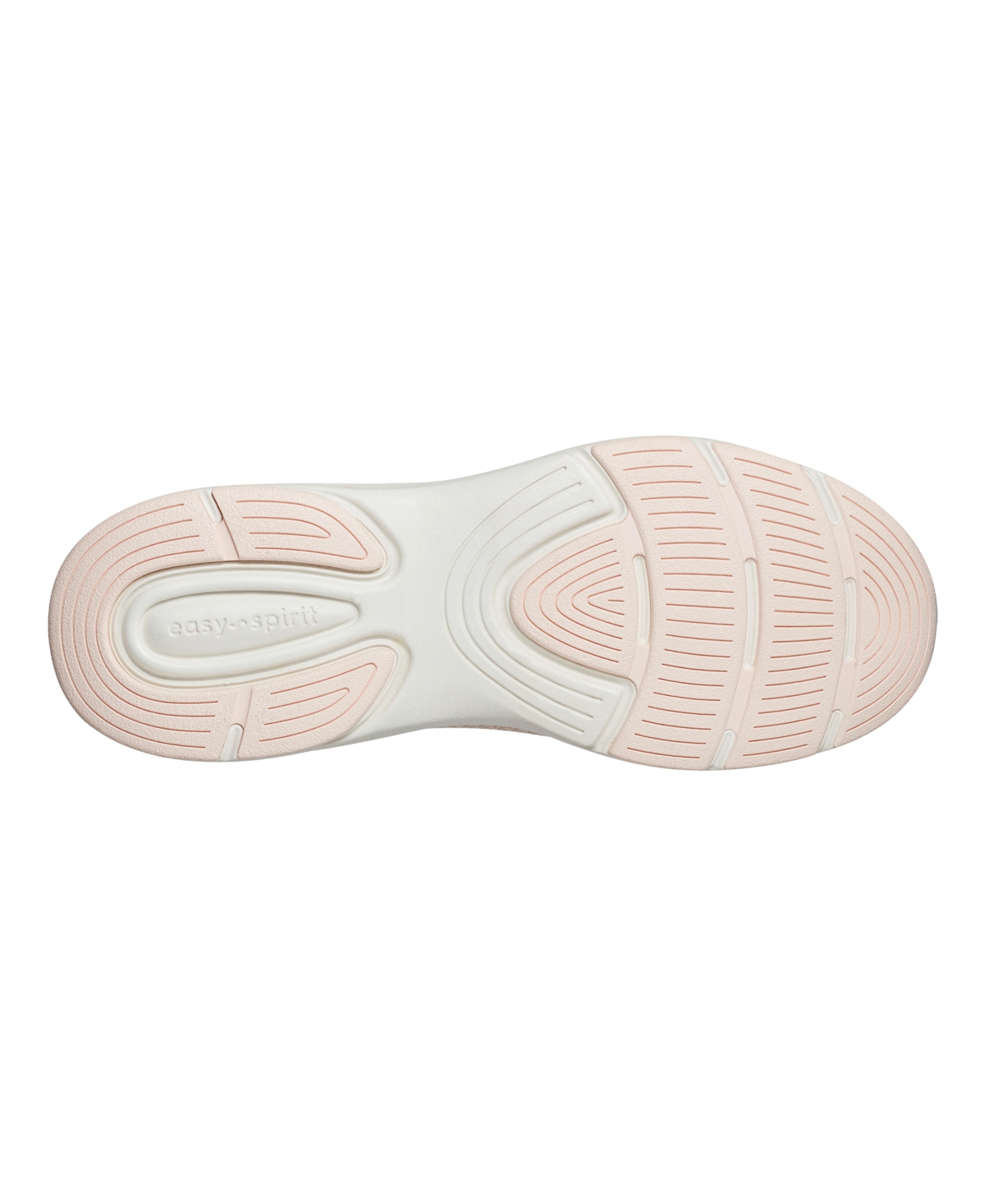 Shop Easy Spirit Women's X Denise Austin Astrid Knit Slip-on Sneaker In Pale Peach,ivory Multi