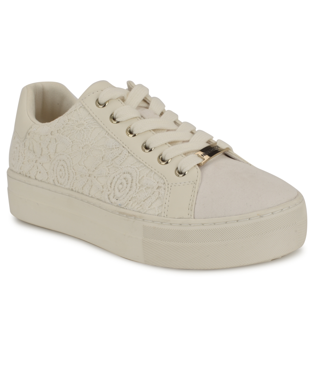 Nine West Women's Gatspy Lace-up Platform Sneakers
