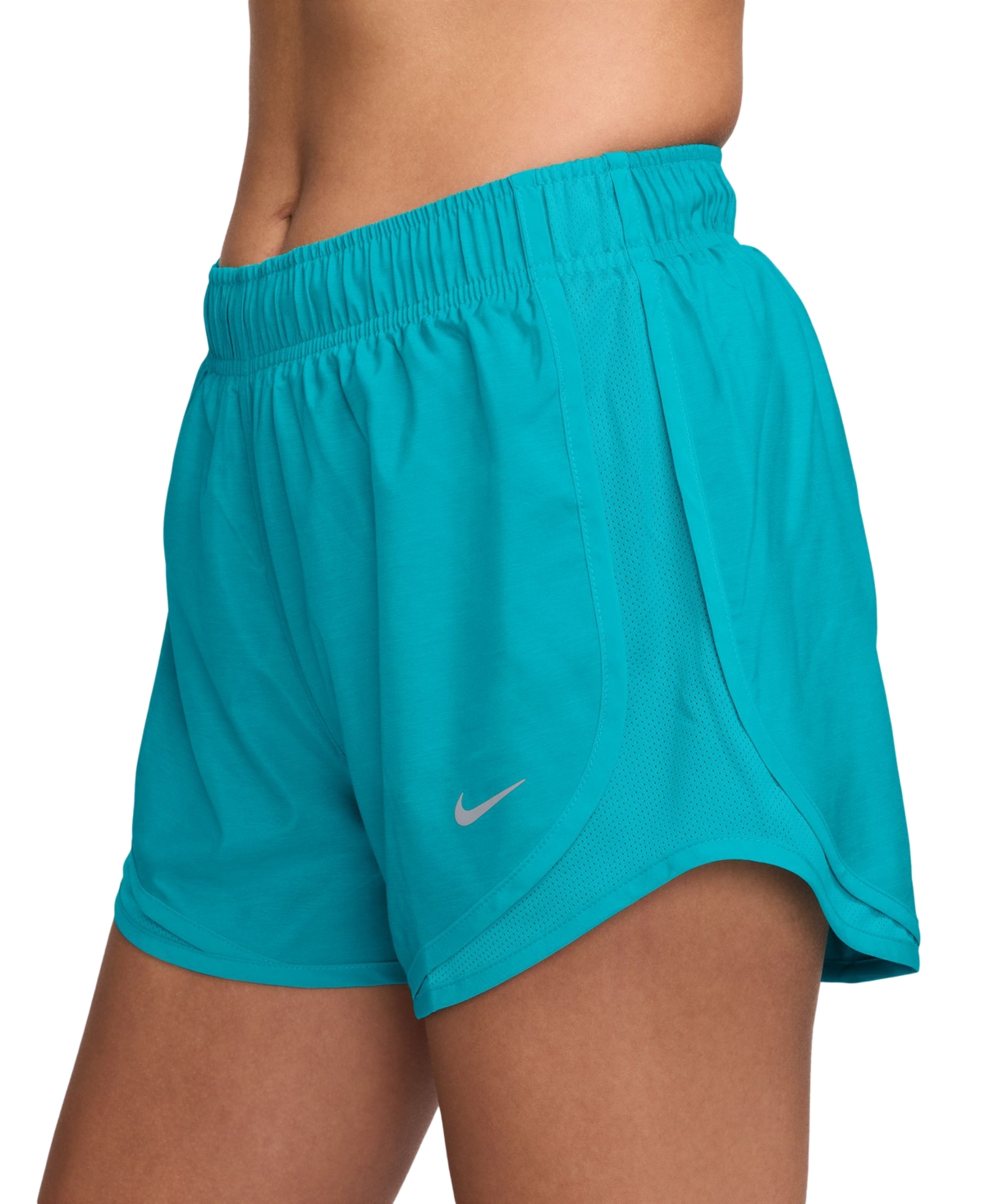 Nike Women's Tempo Dri-fit Mid Rise Brief-lined Running Shorts