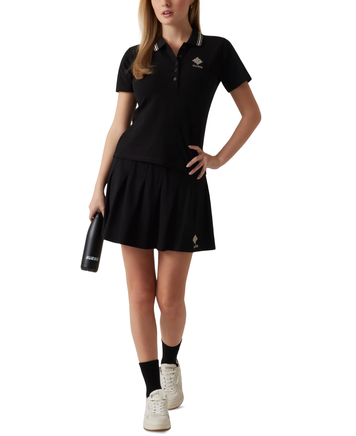Guess Polo En Coton In Yosemite Brown