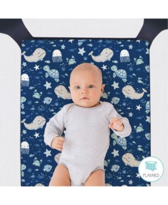 Sealife 3-Pack Fitted Playard Sheets