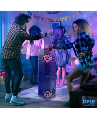 PPHP283UBB, 300W, Dual 6.5", Rechargeable, BT/FM/USB/SD/AUX, LED Display, Mic+Remote, PA Karaoke Speaker with Handle & Wheels