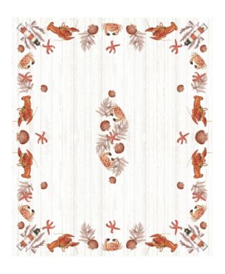 Seafood Shack Tablecloth, 70" x 84"