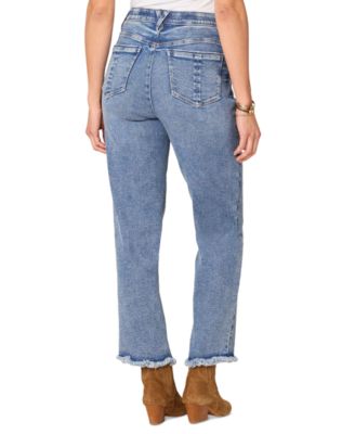 Women's "Ab"solution Spliced-Seam Step-Hem Ankle Jeans