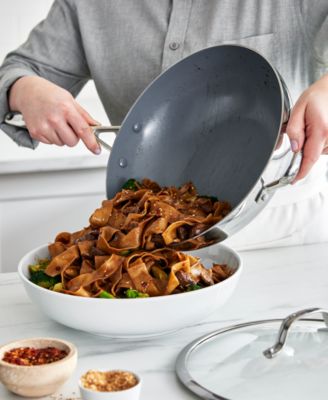 Valencia Pro Stainless Steel 12" Wok with Lid