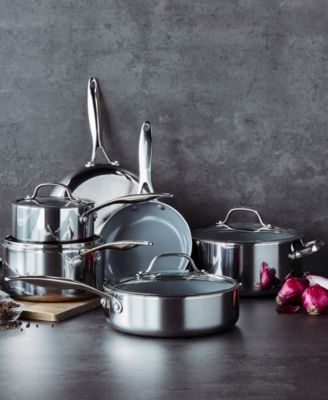 Valencia Pro Stainless Steel 10-Pc. Cookware Set