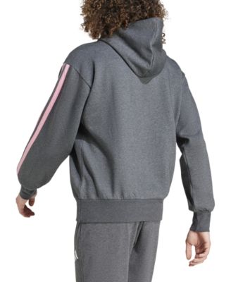 Men's Essential Three Stripes Fleece Hoodie