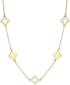 Clover Necklace in 14k Gold 