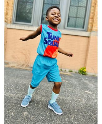 Boys Looney Tunes Athletic Tank Top Mesh Shorts