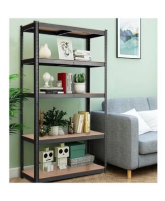 Heavy-Duty 5-Tier Adjustable Shelving Unit for Garage Storage and Organization