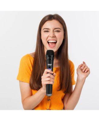 Bluetooth Hybrid Amplifier Receiver - Pro Audio Multi-Channel Stereo Pre-Amplifier System with (2) UHF Wireless Microphones & Digital Optical/Coax, MP3/USB/SD Readers, FM/AM Radio, Rack Mount (3000W MAX)