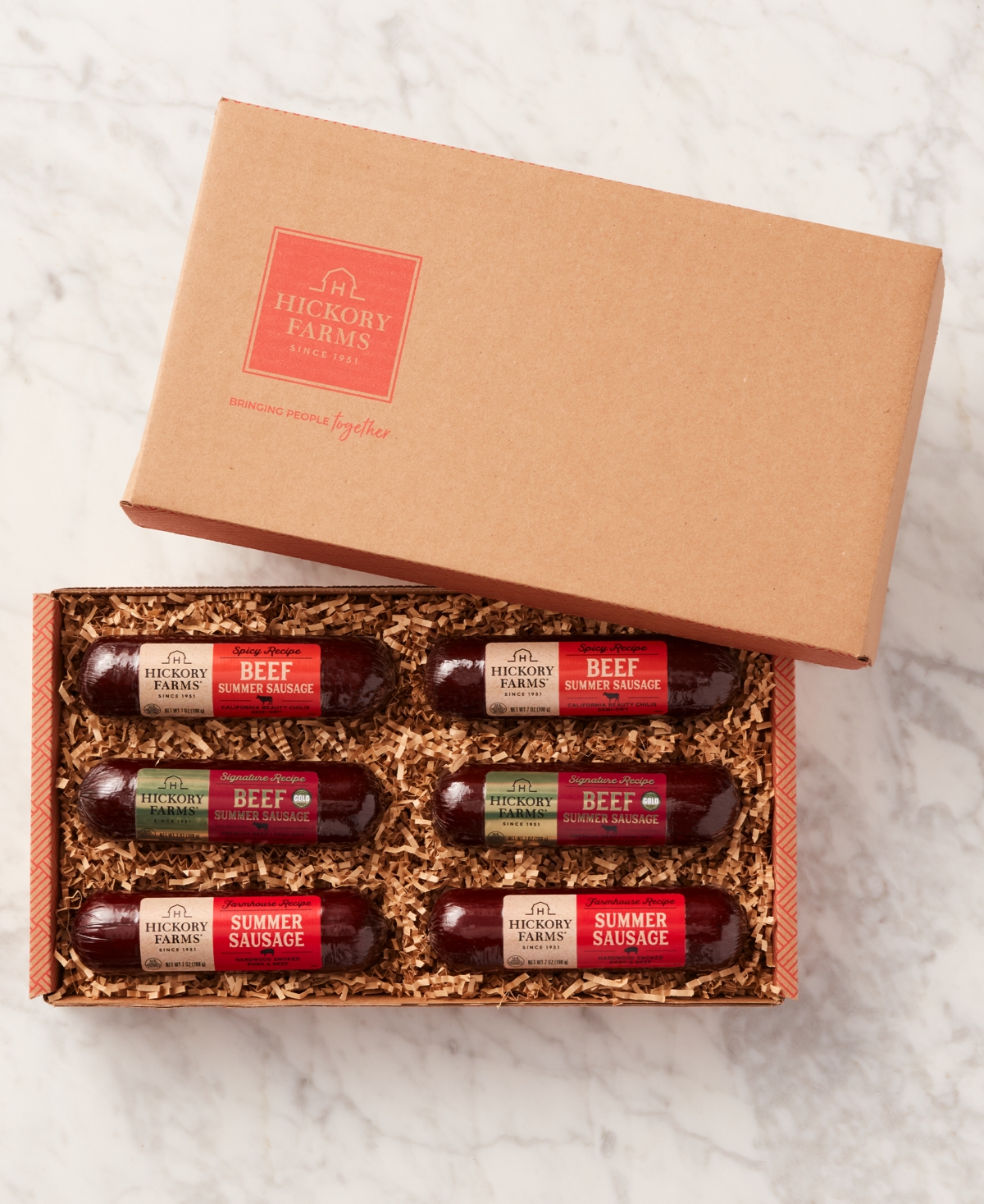 Hickory Farms Summer Sausage Flight, 6 Pieces In No Color